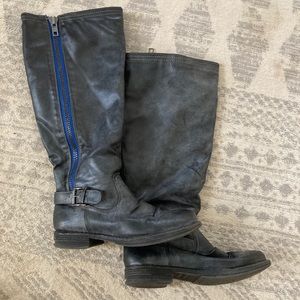 Madden Girl Tall Black Boots 6.5
